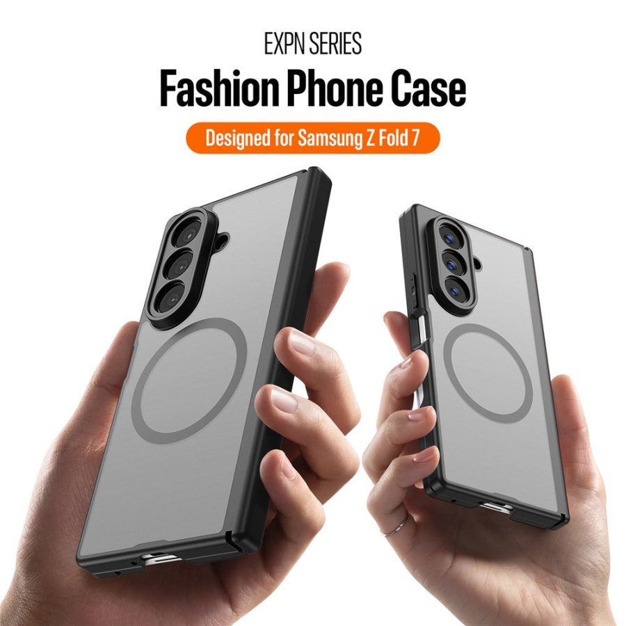 DUX DUCIS Expn Series For Samsung Galaxy Z Fold7 Magnetic Case PC - TPU Phone Back Cover