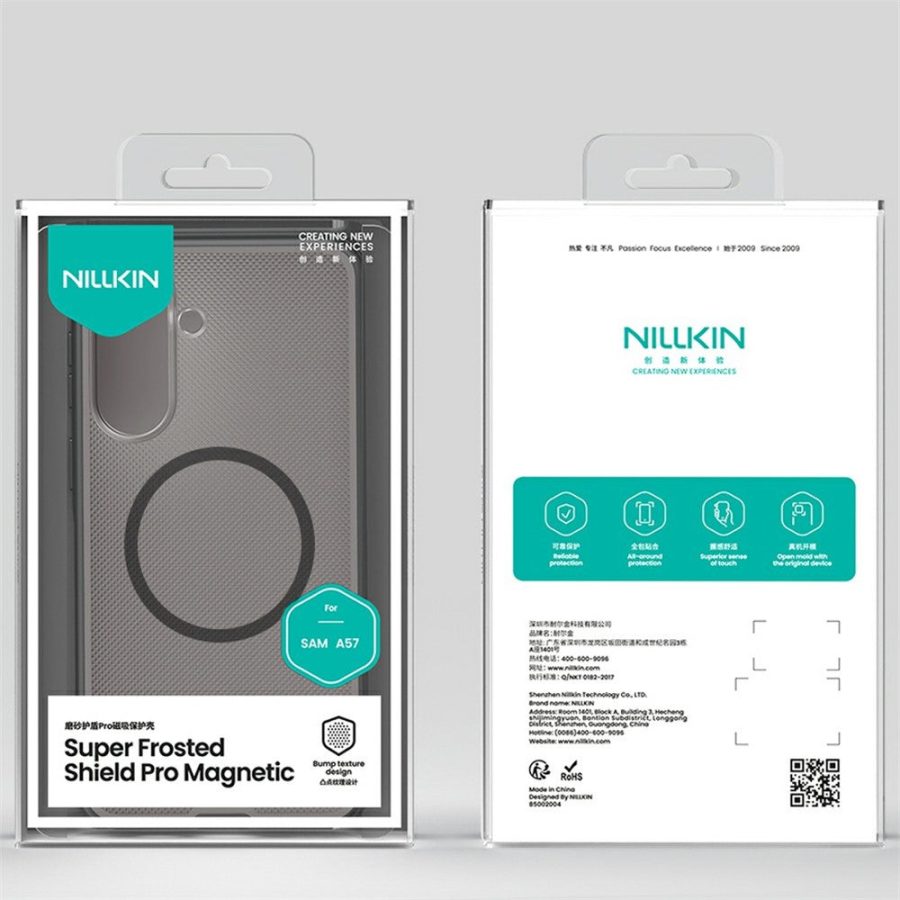 6601203022A-16 NILLKIN Super Frosted Shield Pro for Samsung Galaxy A57 Magnetic Case Matte PC - TPU Phone Back Cover