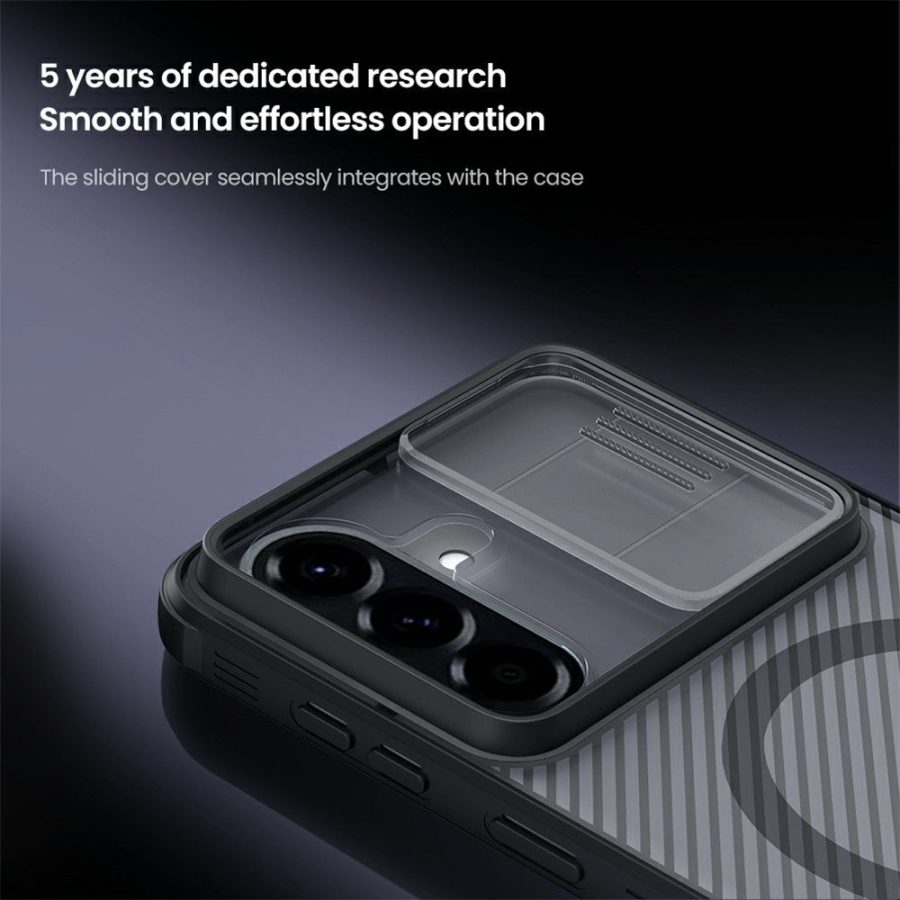 6601203028A-8 NILLKIN Camshield Pro Magnetic Series For Samsung Galaxy A57 Case TPU - PC Phone Cover with Camera Slider