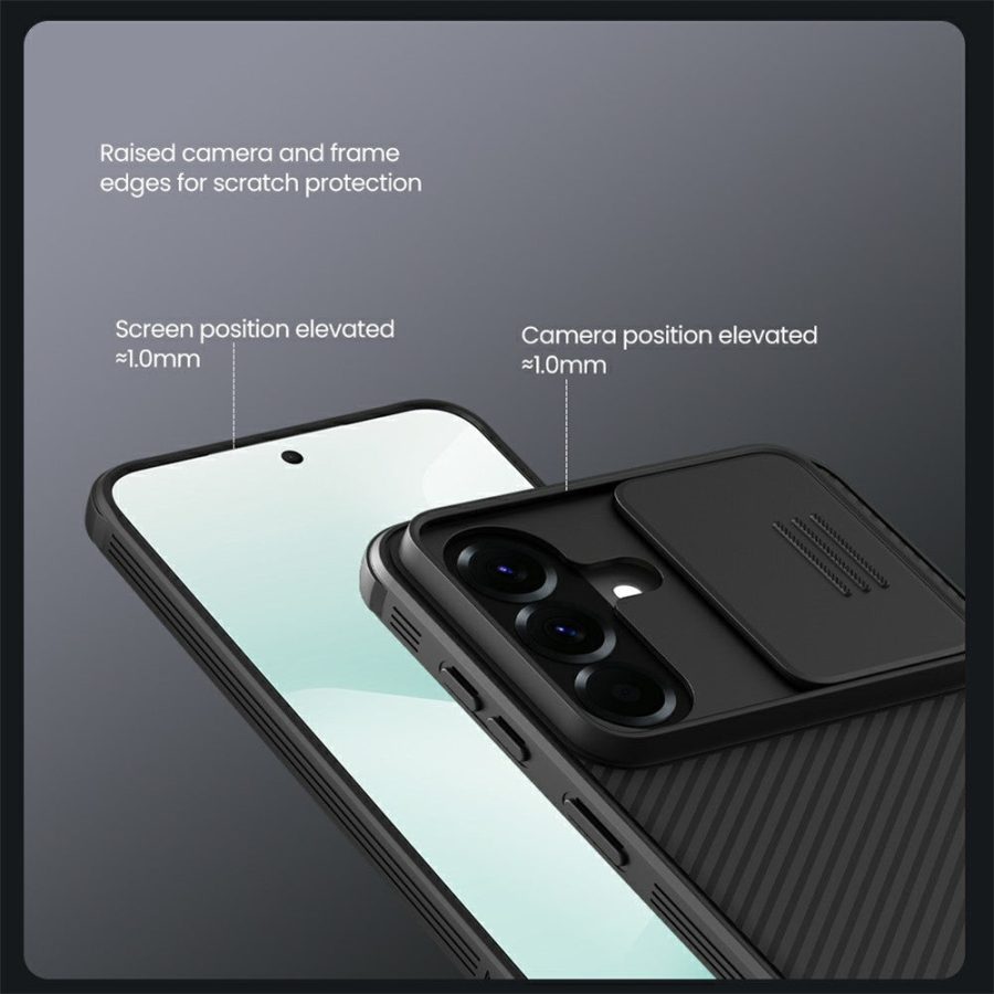 NILLKIN Camshield Pro for Samsung Galaxy A57 Magnetic Case TPU - PC Phone Cover with Slider Camera