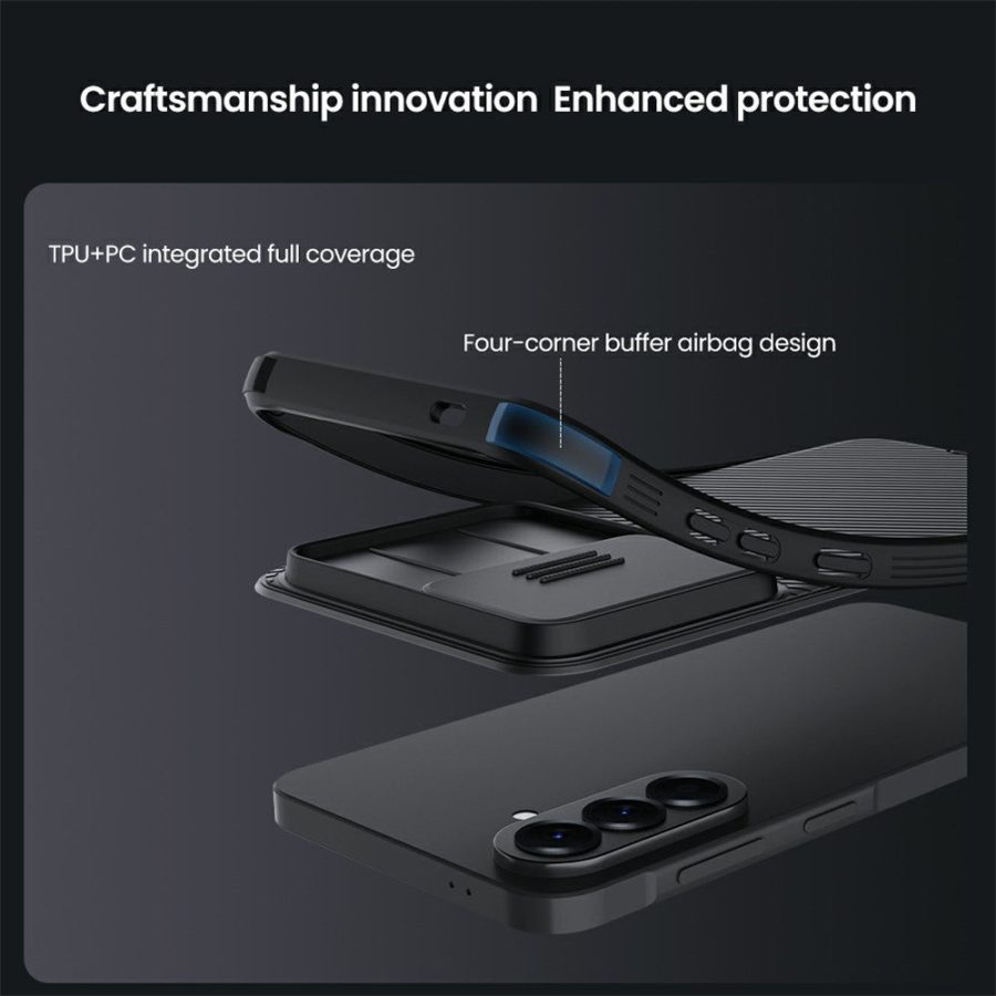 NILLKIN Camshield Pro for Samsung Galaxy A57 Magnetic Case TPU - PC Phone Cover with Slider Camera