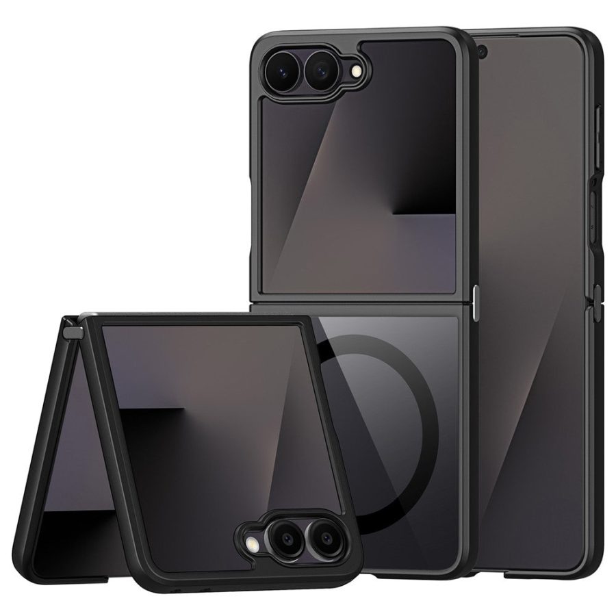 DUX DUCIS Aimo Series For Samsung Galaxy Z Flip8 Magnetic Case PC - TPU Clear Back Phone Cover (REACH Certification)
