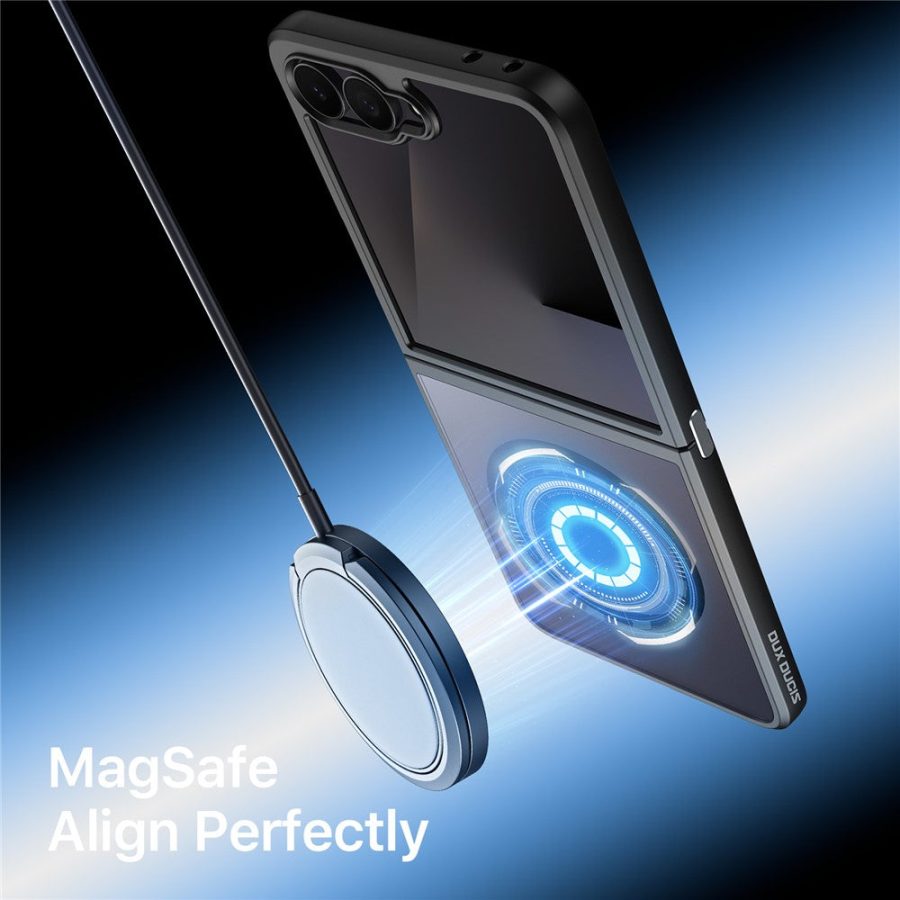 DUX DUCIS Aimo Series For Samsung Galaxy Z Flip8 Magnetic Case PC - TPU Clear Back Phone Cover (REACH Certification)