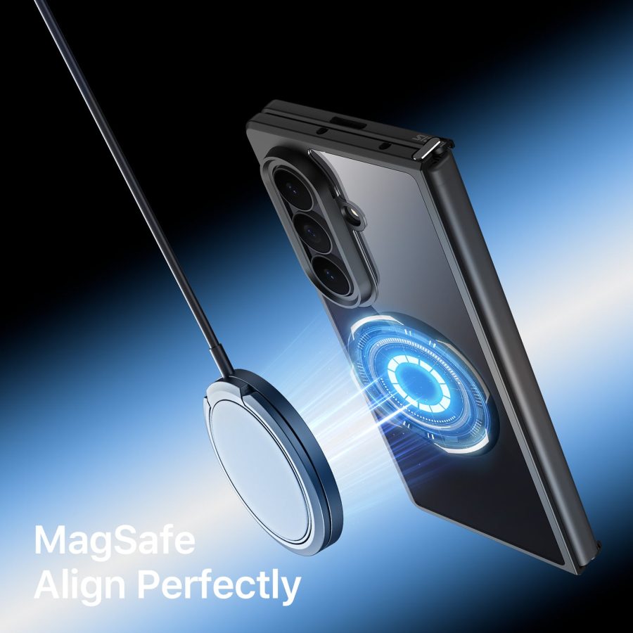 6601217297A-5 DUX DUCIS for Samsung Galaxy Z Fold8 Ultra Aimo Series Magnetic Case PC - TPU Clear Back Phone Cover (REACH Certification)