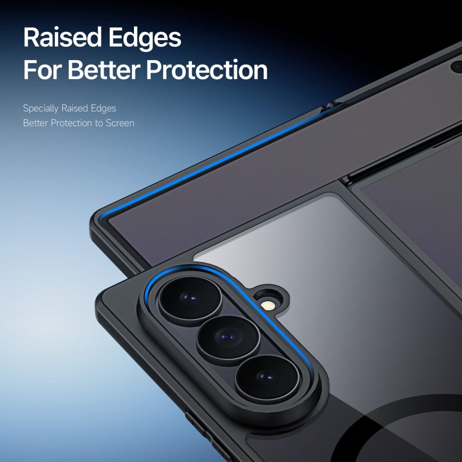 6601217297A-7 DUX DUCIS for Samsung Galaxy Z Fold8 Ultra Aimo Series Magnetic Case PC - TPU Clear Back Phone Cover (REACH Certification)
