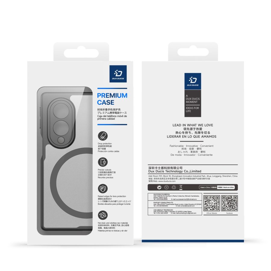 6601218133A-12 DUX DUCIS for Samsung Galaxy Z Fold8 Magnetic Case Expn Series PC - TPU Phone Back Cover