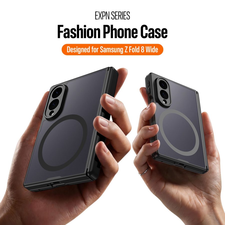 6601218133A-5 DUX DUCIS for Samsung Galaxy Z Fold8 Magnetic Case Expn Series PC - TPU Phone Back Cover