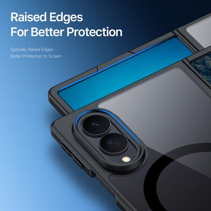 6601218135A-8 DUX DUCIS for Samsung Galaxy Z Fold8 Aimo Series Magnetic Case PC - TPU Clear Back Phone Cover (REACH Certification)