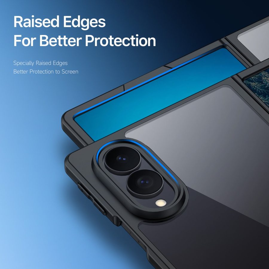 6601218137A-7 DUX DUCIS for Samsung Galaxy Z Fold8 Aimo Series PC - TPU Clear Back Phone Cover (REACH Certification)