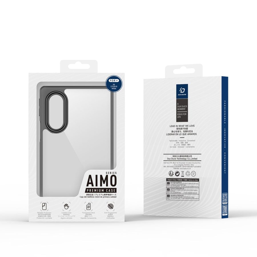 6601218137A-9 DUX DUCIS for Samsung Galaxy Z Fold8 Aimo Series PC - TPU Clear Back Phone Cover (REACH Certification)