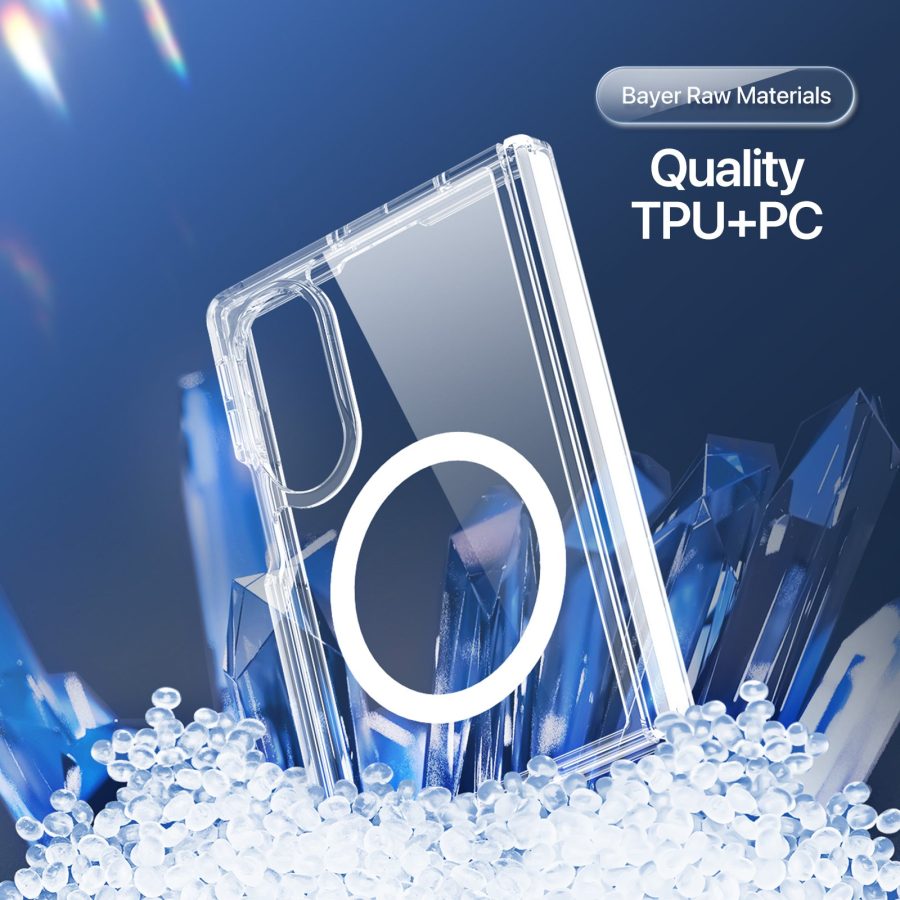 6601219400A-7 DUX DUCIS for Samsung Galaxy Z Fold8 Clin Series Back Cover PC - TPU Clear Phone Case