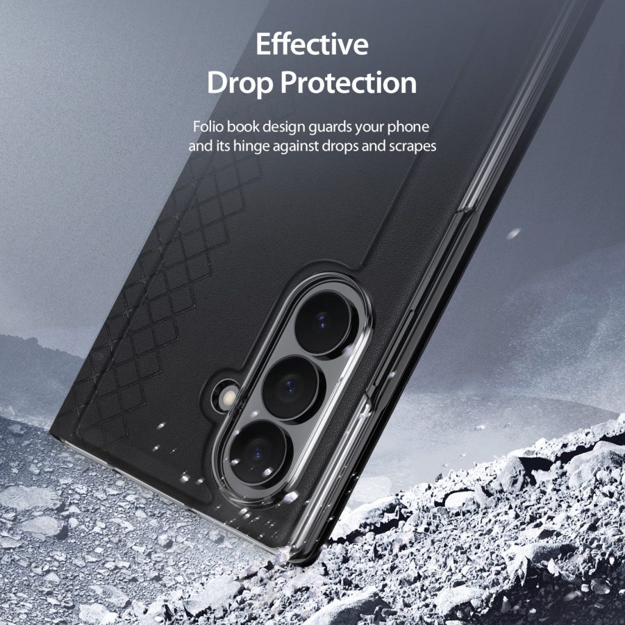 6601219404A-8 DUX DUCIS for Samsung Galaxy Z Fold8 Ultra Case Bril Series Leather - PC Phone Cover with Stand