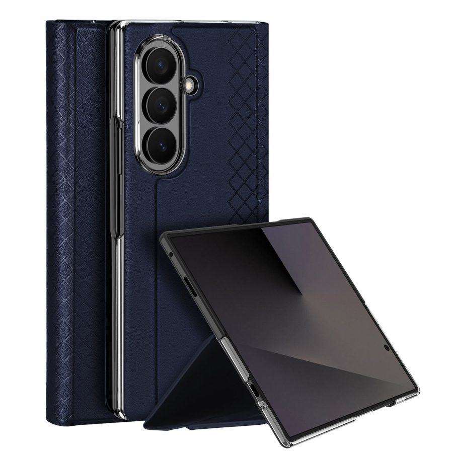 6601219404B-1 DUX DUCIS for Samsung Galaxy Z Fold8 Ultra Case Bril Series Leather - PC Phone Cover with Stand