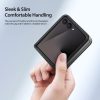 6601219405A-3 DUX DUCIS for Samsung Galaxy Z Flip8 Case Bril Series Leather - PC Phone Cover