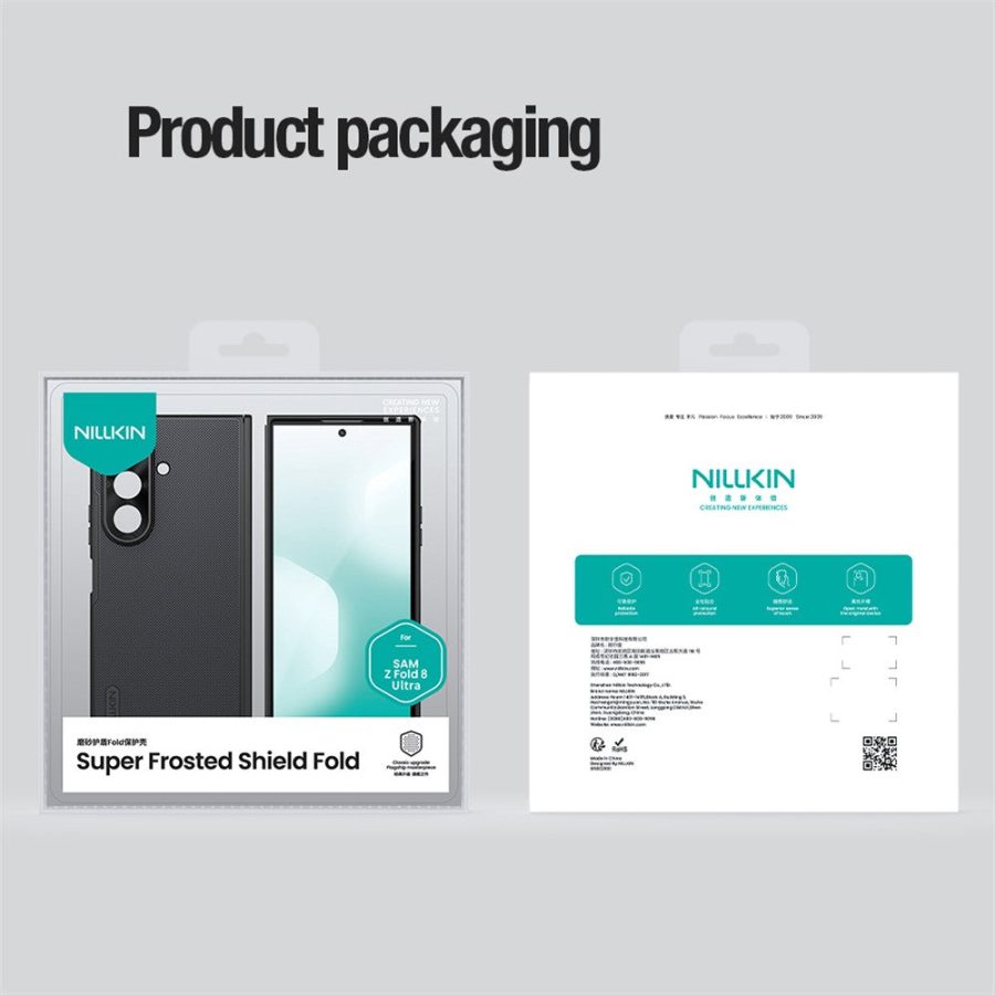 6601222550A-16 NILLKIN Super Frosted Shield Fold For Samsung Galaxy Z Fold8 Ultra Case Magnetic PC Matte Phone Cover