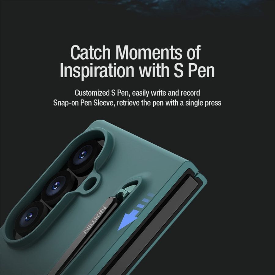 6601222551A-10 NILLKIN Flex Pure Fold Series For Samsung Galaxy Z Fold8 Ultra Case Shockproof Silicone - PC Phone Cover with Stylus Pen