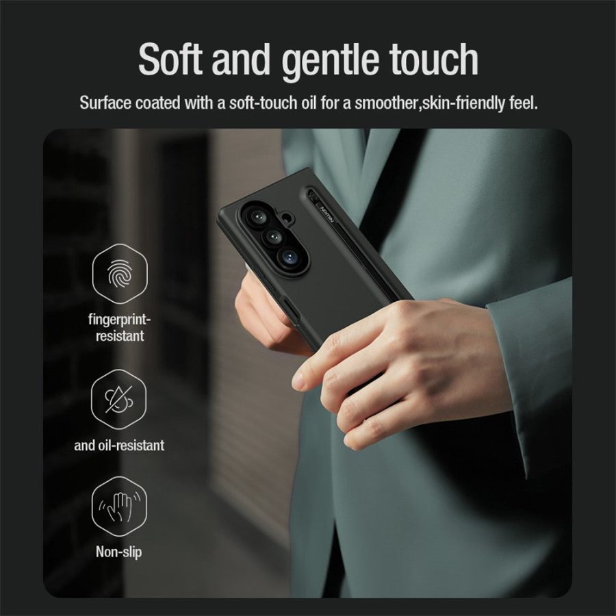 6601222551A-8 NILLKIN Flex Pure Fold Series For Samsung Galaxy Z Fold8 Ultra Case Shockproof Silicone - PC Phone Cover with Stylus Pen