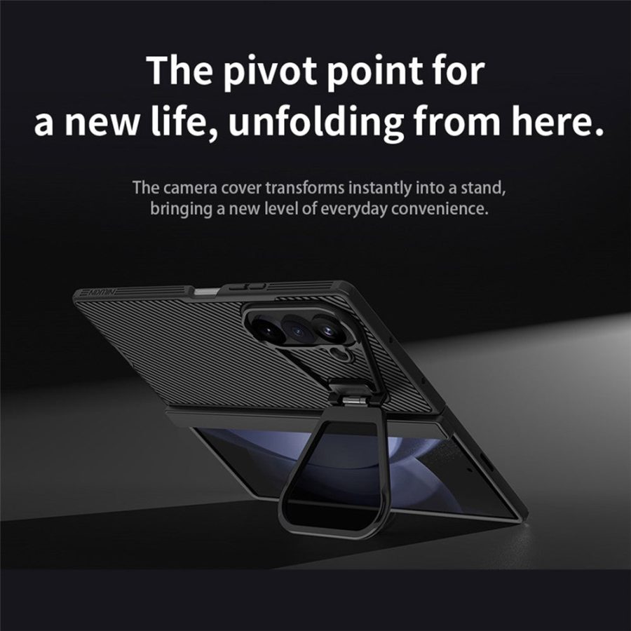 NILLKIN CamShield Prop Magnetic Series For Samsung Galaxy Z Fold8 Ultra Case TPU-PC Phone Cover with Clear Camera Lid