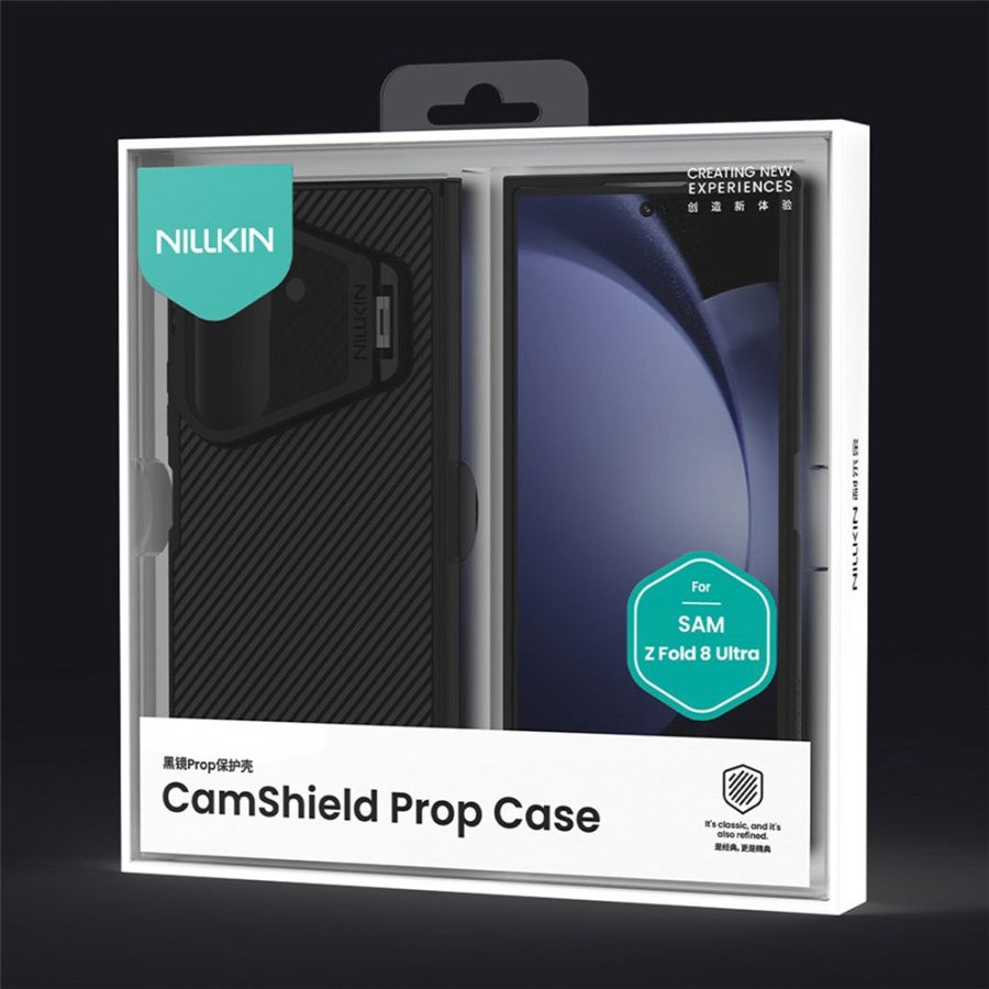 NILLKIN CamShield Prop Magnetic Series For Samsung Galaxy Z Fold8 Ultra Case TPU-PC Phone Cover with Clear Camera Lid