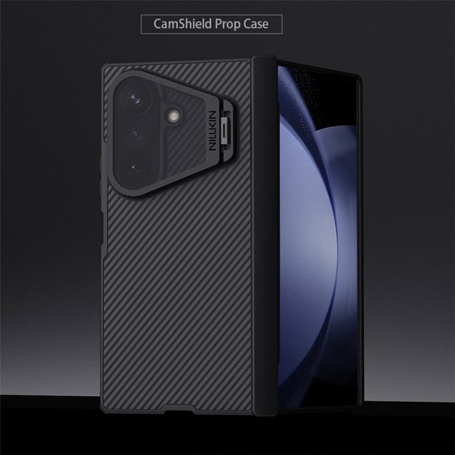 NILLKIN CamShield Prop Magnetic Series For Samsung Galaxy Z Fold8 Ultra Case TPU-PC Phone Cover with Clear Camera Lid