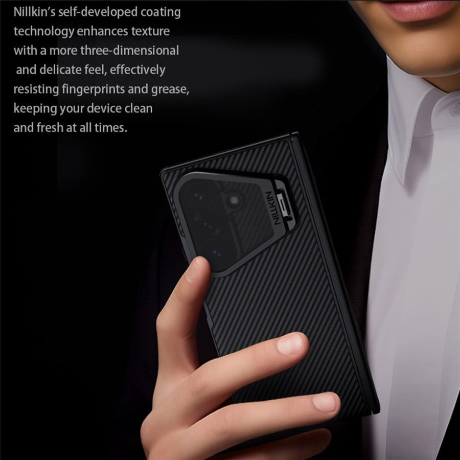 NILLKIN CamShield Prop Magnetic Series For Samsung Galaxy Z Fold8 Ultra Case TPU-PC Phone Cover with Clear Camera Lid
