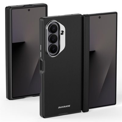 6601223207A-1 DUX DUCIS Vyne Series For Samsung Galaxy Z Fold8 Ultra Magnetic Case Hinge Protection PU Leather - TPU Protective Cover