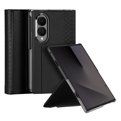 6601223524A-1 DUX DUCIS Bril Series for Samsung Galaxy Z Fold8 Cases with Card Slot Leather Phone Cover Stand