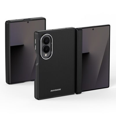 6601223741A-1 DUX DUCIS for Samsung Galaxy Z Fold8 VYNE Series Magnetic Case Electroplating PU Leather - TPU Protective Cover