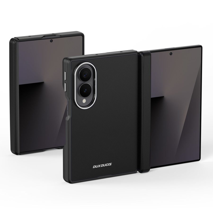 6601223741A-1 DUX DUCIS for Samsung Galaxy Z Fold8 VYNE Series Magnetic Case Electroplating PU Leather - TPU Protective Cover