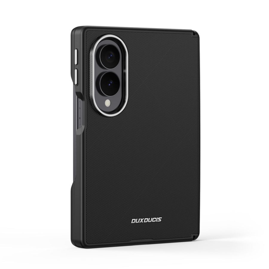 6601223741A-2 DUX DUCIS for Samsung Galaxy Z Fold8 VYNE Series Magnetic Case Electroplating PU Leather - TPU Protective Cover