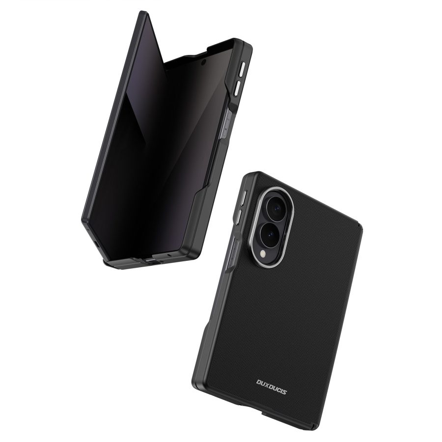 6601223741A-3 DUX DUCIS for Samsung Galaxy Z Fold8 VYNE Series Magnetic Case Electroplating PU Leather - TPU Protective Cover