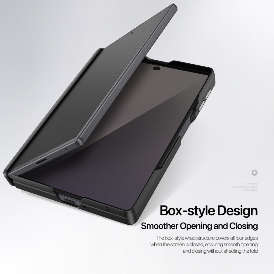6601223741A-8 DUX DUCIS for Samsung Galaxy Z Fold8 VYNE Series Magnetic Case Electroplating PU Leather - TPU Protective Cover