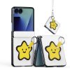 6601223742D-1 DUX DUCIS for Samsung Galaxy Z Flip8 Case Luvy Series PU Leather - PC Phone Case with Ring Holder / Strap