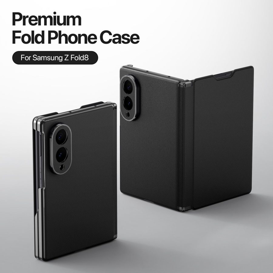 DUX DUCIS Fort Series For Samsung Galaxy Z Fold8 Case PU Leather Flip Phone Cover with Card Slot