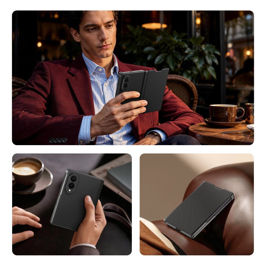 DUX DUCIS Fort Series For Samsung Galaxy Z Fold8 Case PU Leather Flip Phone Cover with Card Slot