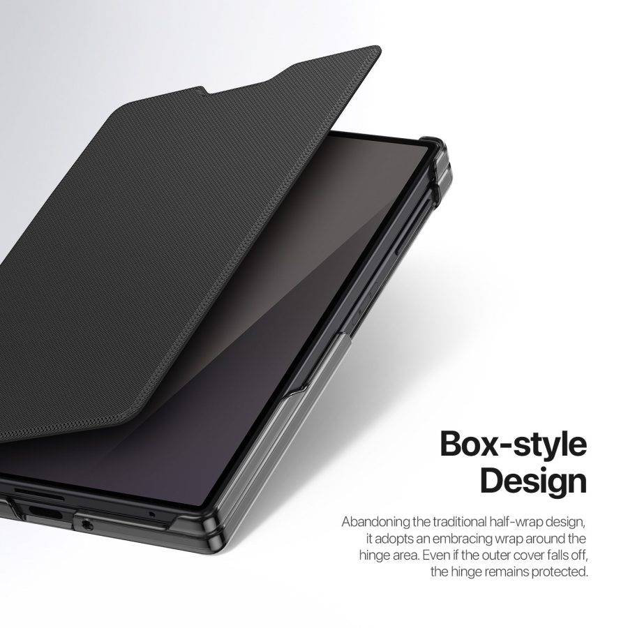 DUX DUCIS Fort Series For Samsung Galaxy Z Fold8 Case PU Leather Flip Phone Cover with Card Slot