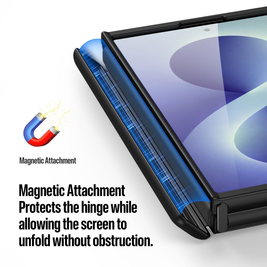 6601225862A-7 DUX DUCIS Kind Series For Samsung Galaxy Z Fold8 Case Magnetic Kickstand TPU-PC Matte Phone Cover