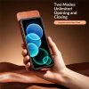 QIALINO For Samsung Galaxy Z Flip8 Case Oil-Waxed Genuine Leather Flip Phone Cover With Card Slot