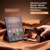 QIALINO For Samsung Galaxy Z Fold8 Case Oil-Waxed Genuine Leather Flip Stand Wallet Phone Cover