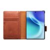 QIALINO For Samsung Galaxy Z Fold8 Case Oil-Waxed Genuine Leather Flip Stand Wallet Phone Cover