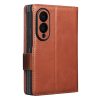 QIALINO For Samsung Galaxy Z Fold8 Case Oil-Waxed Genuine Leather Flip Stand Wallet Phone Cover
