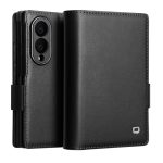 QIALINO For Samsung Galaxy Z Fold8 Case Matte Genuine Leather Flip Stand Wallet Phone Cover