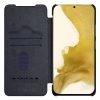 660126620A-2 NILLKIN Qin Pro Series for Samsung Galaxy S23+ PU Leather Phone Case Card Holder Folio Flip Cover with Slide Lens Protector