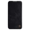 660126620A-4 NILLKIN Qin Pro Series for Samsung Galaxy S23+ PU Leather Phone Case Card Holder Folio Flip Cover with Slide Lens Protector