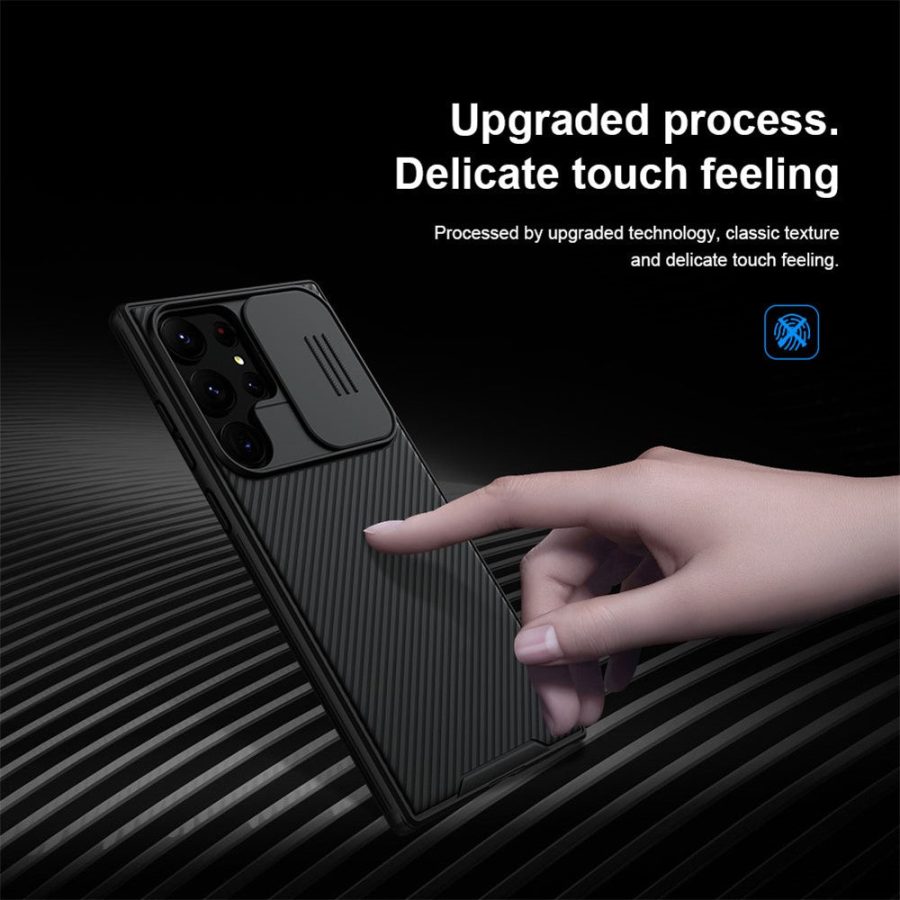 NILLKIN CamShield Pro Series for Samsung Galaxy S23 Ultra Anti-drop PC - TPU Cover Phone Case with Slide Camera Protector