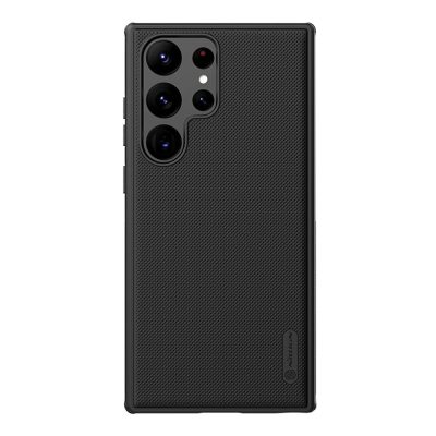 660127502A-1 NILLKIN Frosted Shield Pro for Samsung Galaxy S23 Ultra Matte Phone Case PC - TPU Shockproof Hybrid Cover with Car Mount Metal Sheet