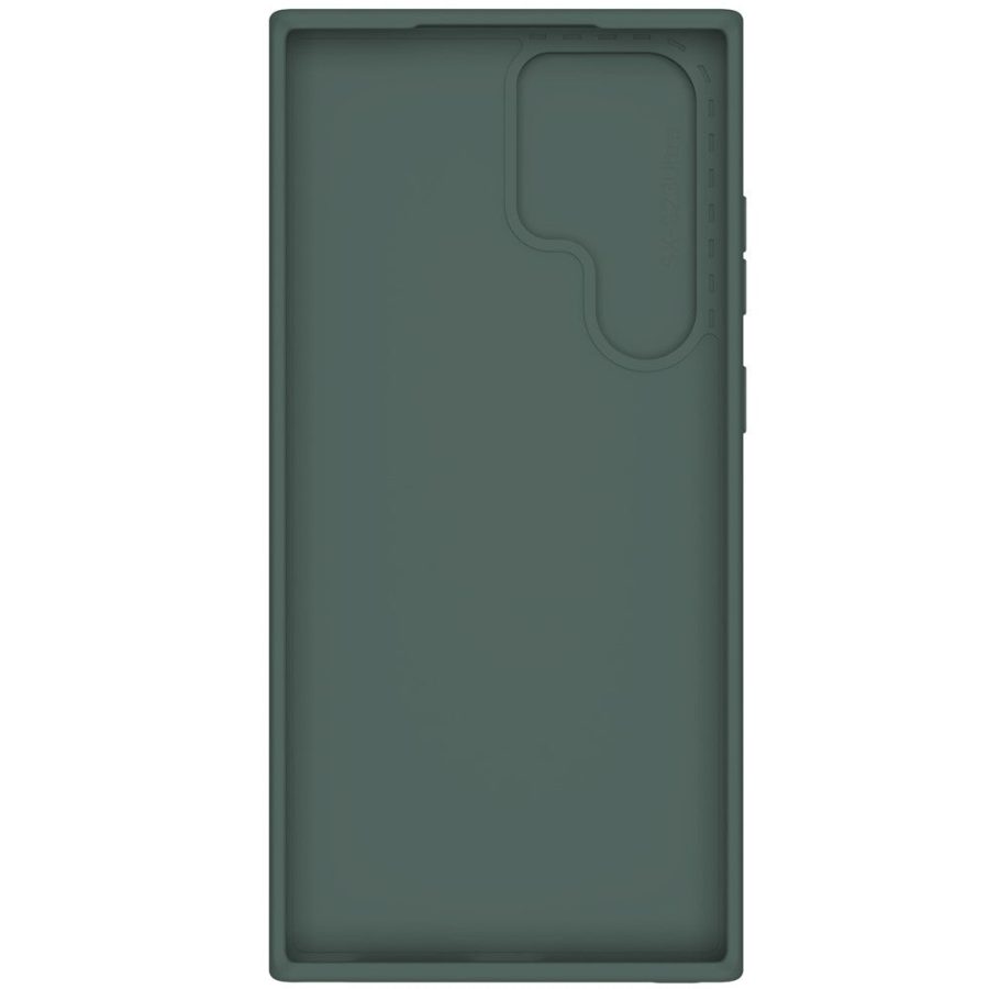 NILLKIN For Samsung Galaxy S23 Ultra Hard PC Soft Silicone Case Anti-scratch Phone Cover with Slide Camera Protector