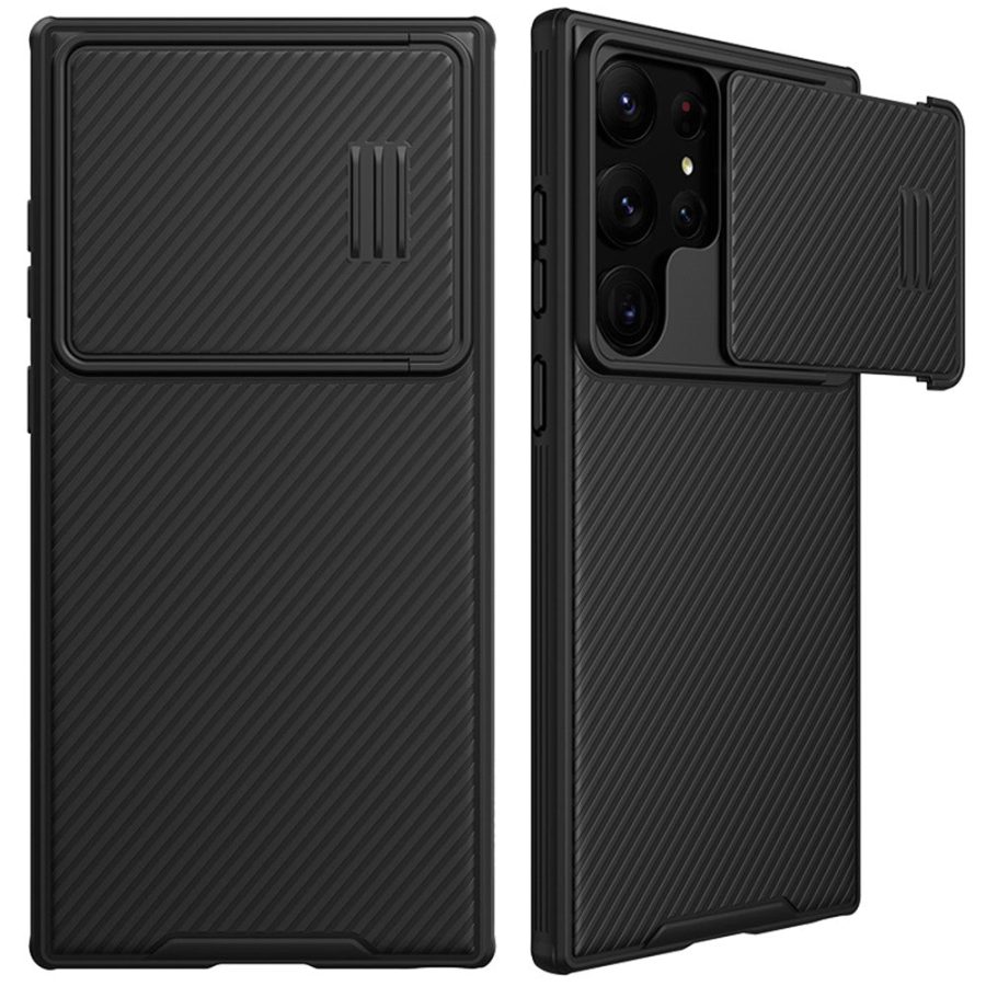 660131197A-1 NILLKIN CamShield S Series for Samsung Galaxy S23 Ultra PC - TPU Phone Case Slide Lens Protection Drop-proof Cover