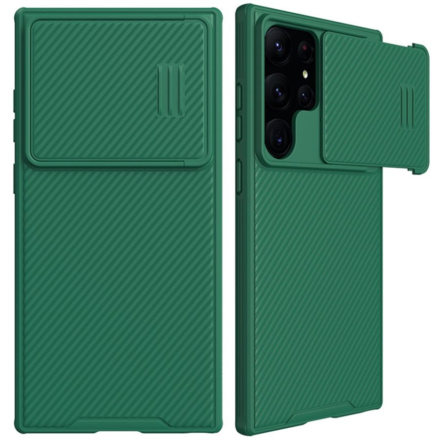 660131197C-1 NILLKIN CamShield S Series for Samsung Galaxy S23 Ultra PC - TPU Phone Case Slide Lens Protection Drop-proof Cover