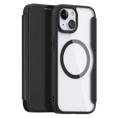 660150727B-1 DUX DUCIS Skin X Pro Series For iPhone 15 Leather Case Flip Cover Compatible with MagSafe